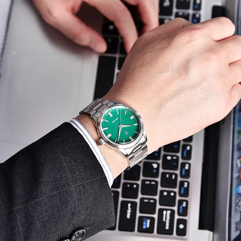 Pagani Design PD-1731 Mechaquartz Green Dial Men's Watch